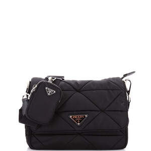 Prada Padded Flap Shoulder Bag Quilted #239269P17B